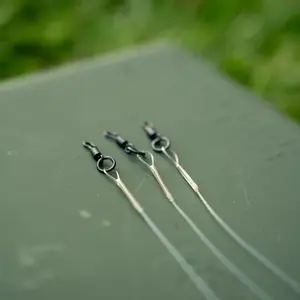 Ridgemonkey návazce fluorocast fused booms with qc rotator swivel 7" 18 cm 3 ks