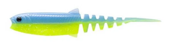 Savage gear gumová nástraha cannibal minnow v-tail blue chart - 10 cm 6,5 g