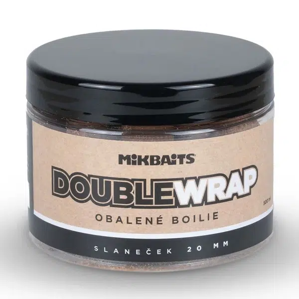 Mikbaits boilie maniaq double wrap slaneček 500 ml - 20 mm