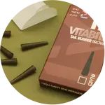 One more cast převlek vitabitz tail rubbers 10 ks - hnědá