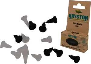 Kryston háčkové zarážky 25 ks - čiré