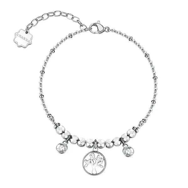 Brosway Ocelový náramek s přívěsky Strom života Chakra BHKB269