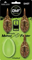 Mikado krmítko method feeder shot q.m.f. set l - 3x60 g