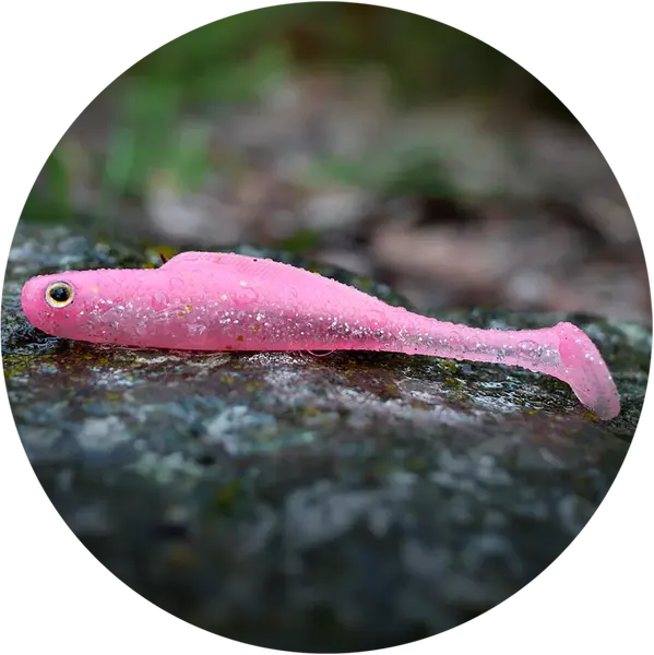 Redbass gumová nástraha ripper kicker pink g uv - xx 155 mm 23 g