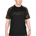 Fox tričko black camo outline t-shirt - xl