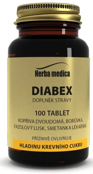 HerbaMedica Diabex 50 g - hladina krevniho cukru 100 tablet