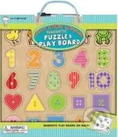 Magnetic Puzzle and Play Boards: Shapes Colors Counting - kniha z kategorie Naučné knihy