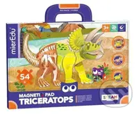 MierEdu Magnetická tabulka Dinosauři - Triceratops - hra z kategorie Vzdělávací hry