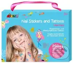 Nálepky na nehty a tetování - Mořská panna