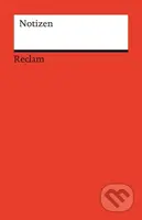 Notizen (Das kleine Reclam-Notizbuch blanko)