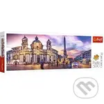Piazza Navona, Řím - Panoramatické - puzzle z kategorie Města a stavby