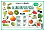 Súbor 24 kariet - Zelenina