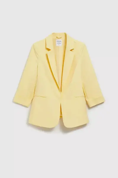 Women's blazer MOODO - light yellow
