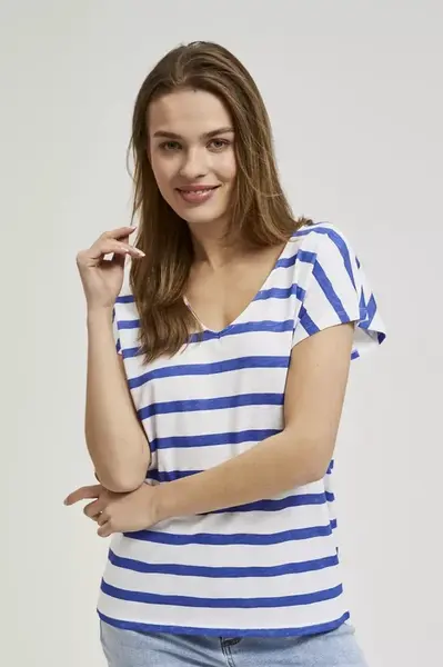 Marisse Women's Blouse L-Ts-4363 L.Navy