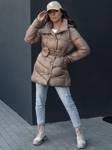 Dámský zimní kabát BLOOM kamelový