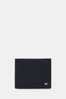Kožená peněženka a klíčenka Tommy Hilfiger pánská, tmavomodrá barva, AM0AM13604