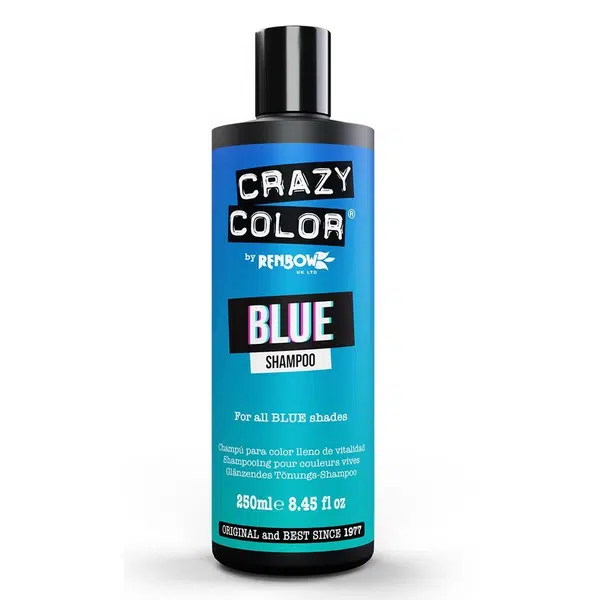 2ks Global Crazy Color šampón na vlasy Blue 250ml