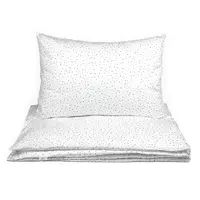 Obliečky do postieľky - biela bodka