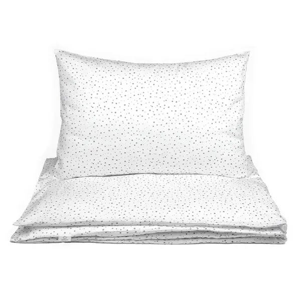 Obliečky do postieľky - biela bodka