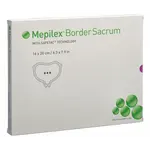 MOLNLYCKE Mepilex Border Sacrum 16 x 20 Obväz na použitie okolo krížovej kosti, 5ks TOW019911