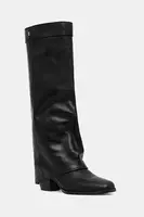 Kožené kozačky Nokwol Weather Black Leather