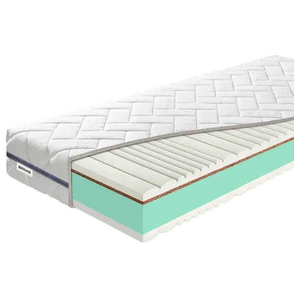 Matrac Benab King Bio&Natural 23 Longlife H3 / H5 85 x 195 cm Matrac zo studenej peny 23 cm sendvičový zónová ortopedické