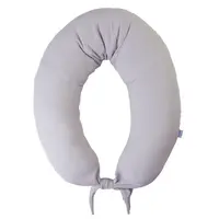 Vankúš na dojčenie mušelínový Moon Svetlo Šedá 260 cm