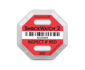 Indikátor nárazu Shockwatch2 - 50 g, červený