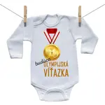 Boodyy Body s dlhým rukávom Budúca olympijská víťazka 74 (6-9 mesiacov)