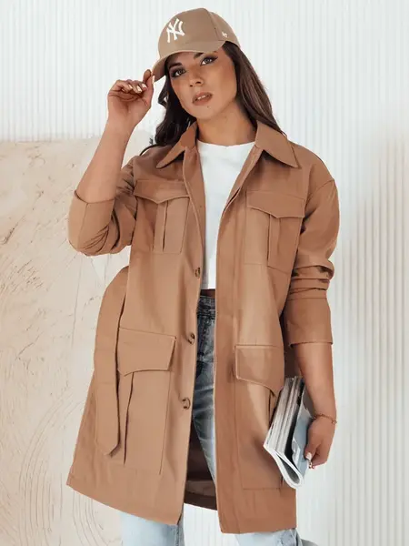 Dámský kabát VERMONT camelový Dstreet