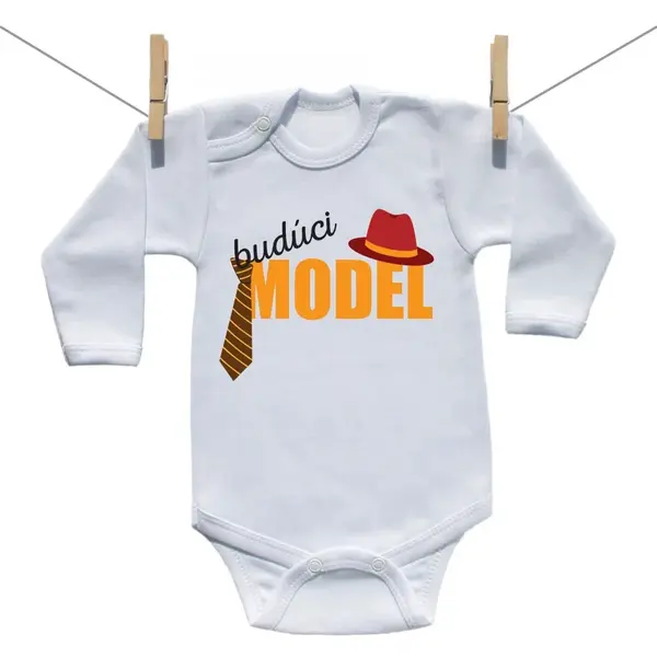 Boodyy Body s dlhým rukávom Budúci model 56 (0-2 mesiace)