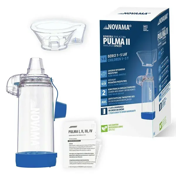 NOVAMA PULMA II Inhalačná komora pre deti vo veku 1-5 rokov