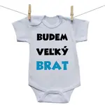 Boodyy Body s krátkym rukávom Budem veľký brat 74 (6-9 mesiacov)