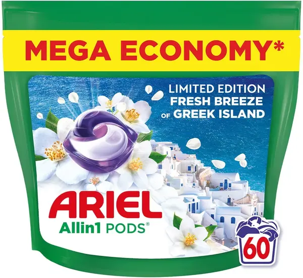 Ariel All-in-1 Fresh Breeze Of Greek Island kapsuly na pranie