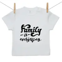 Boodyy Tričko s krátkym rukávom Family is everything 92 (18-24 mesiacov)
