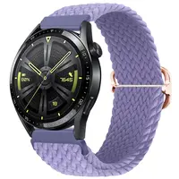 BStrap Elastic Nylon remienok na Huawei Watch GT 42mm, lavender