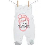 Boodyy Dupačky Pozor ja už chodím Dievča 62 (2-4 mesiace)