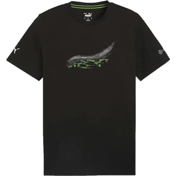 Puma MERCEDES-AMG PETRONAS F1 ESSENTIALS CAR GRAPHIC TEE Pánské triko, černá, velikost