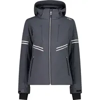 CMP WOMAN JACKET ZIP HOOD Dámská lyžařská bunda, černá, velikost