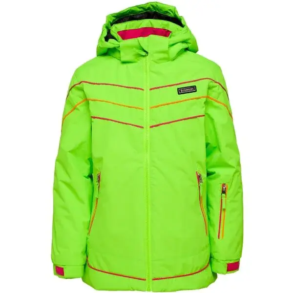 TRIMM RITA Dívčí lyžařská bunda, reflexní neon, velikost