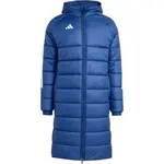 adidas TIRO 24 LEAGUE COAT Pánský zimní kabát, modrá, velikost