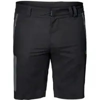 Jack Wolfskin ACTIVE TRACK SHORTS Pánské outdoorové kraťasy, černá, velikost