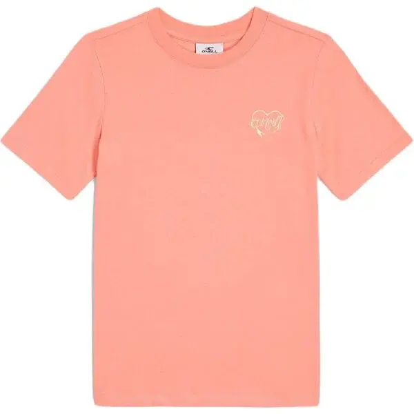 O'Neill SCRIPT Dívčí tričko, lososová, velikost