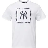 New Era NEW YORK YANKEES MLB SPRAY STAMP Pánské triko, bílá, velikost