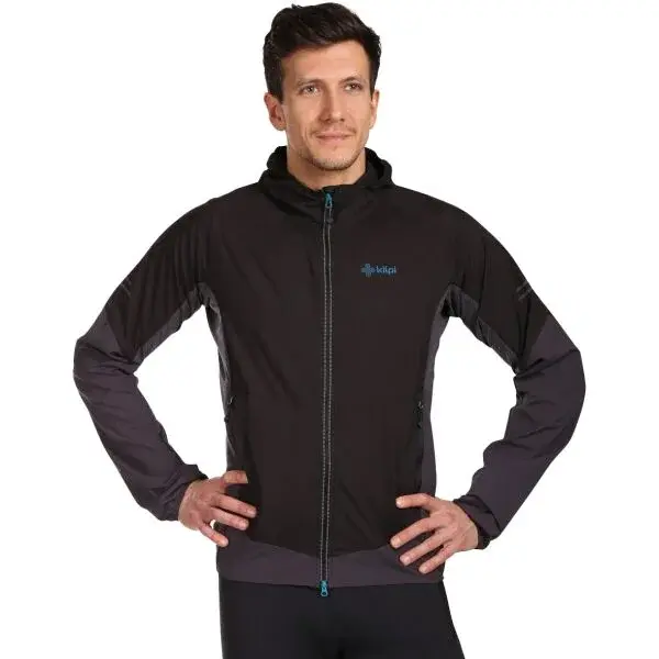KILPI RAYEN Pánská hybridní bunda, černá, velikost