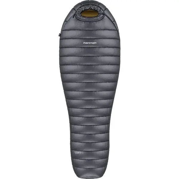 Hannah LOFT 250 Péřový spacák, tmavě šedá, velikost 200 cm - levý zip