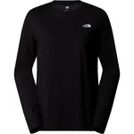 The North Face W L/S SIMPLE DOME TEE Dámské tričko s dlouhým rukávem, černá, velikost