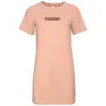 Calvin Klein REIMAGINED HER S/S NIGHTSHIRT Dámská noční košile, lososová, velikost
