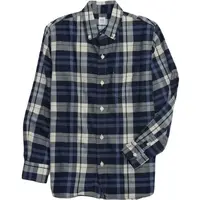 GAP FA23 LS POPLIN Chlapecká košile, šedá, velikost