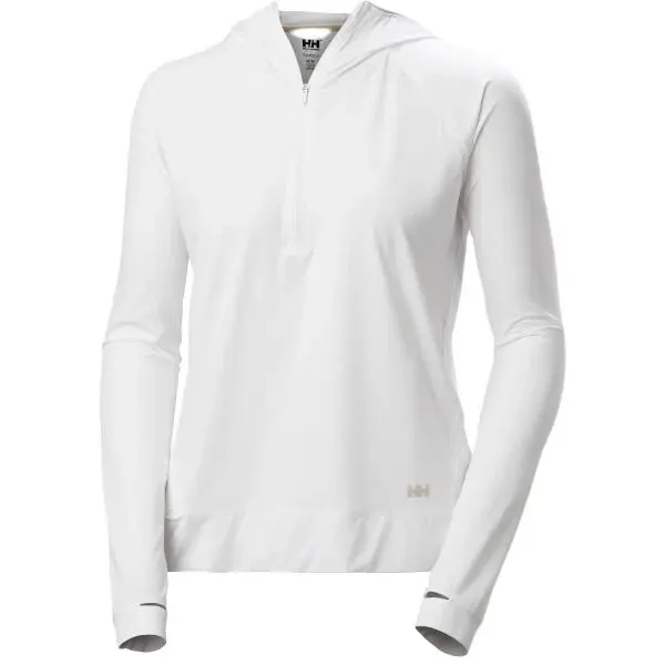 Helly Hansen SHINE SOLEN 1/2 ZIP Dámský top, bílá, velikost